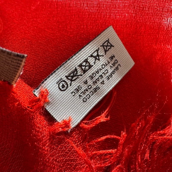 Bottega Veneta Modal Cashmere Ombré‎ Fringed Scarf Made in Italy - Picture 4 of 6